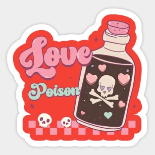 Love Poison Couples Love Happy Valentines Day Sticker